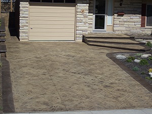 Coloured Stamped Concrete